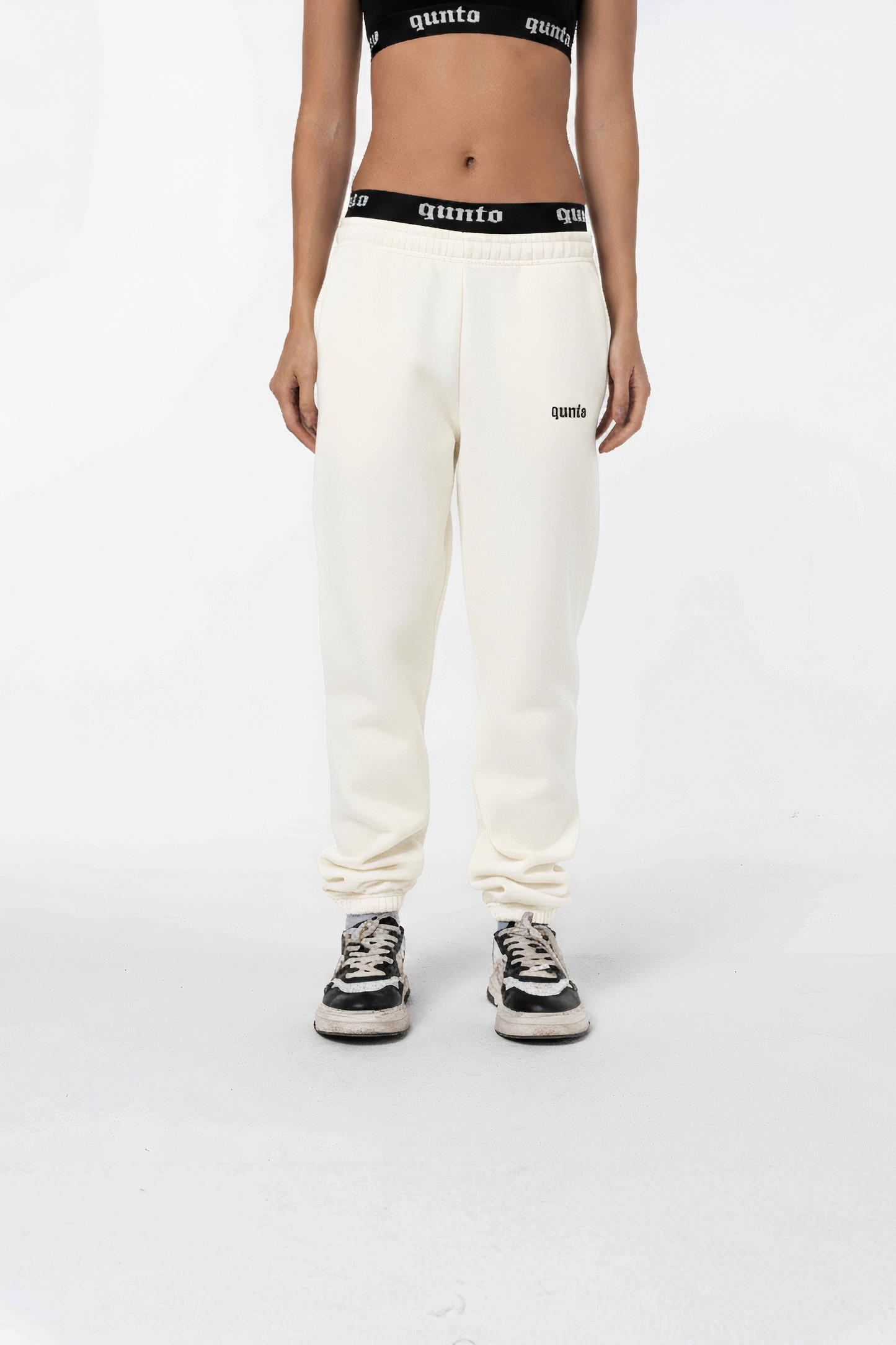 W REGULAR JOGGER CREAM