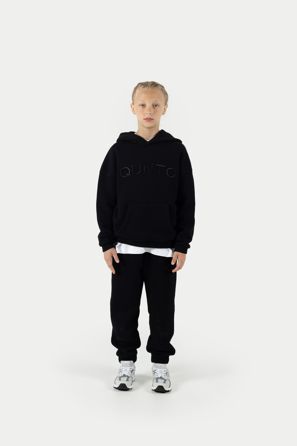 Fat Qunto Hoodie Black Kids