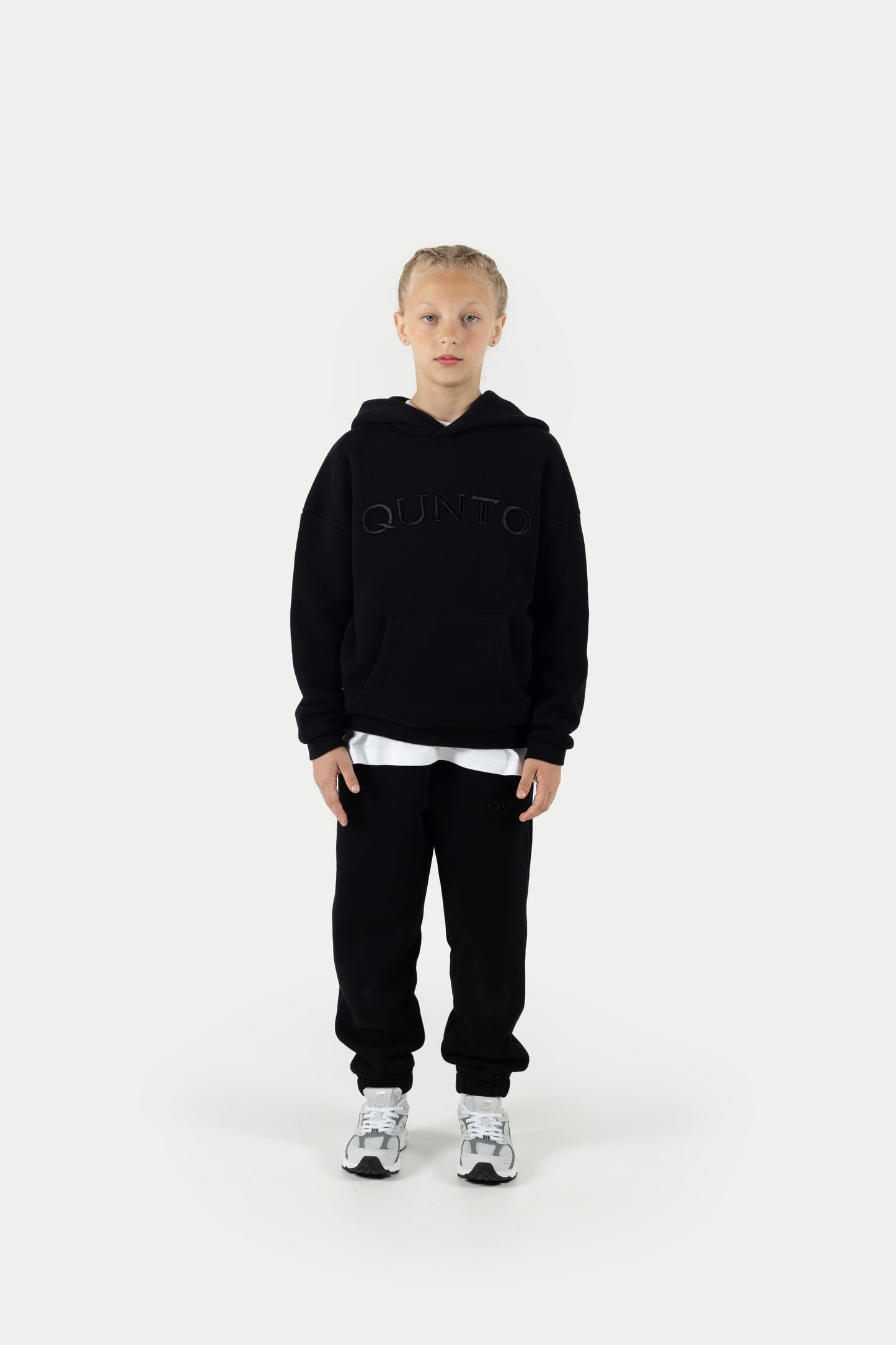Fat Qunto Hoodie Black Kids