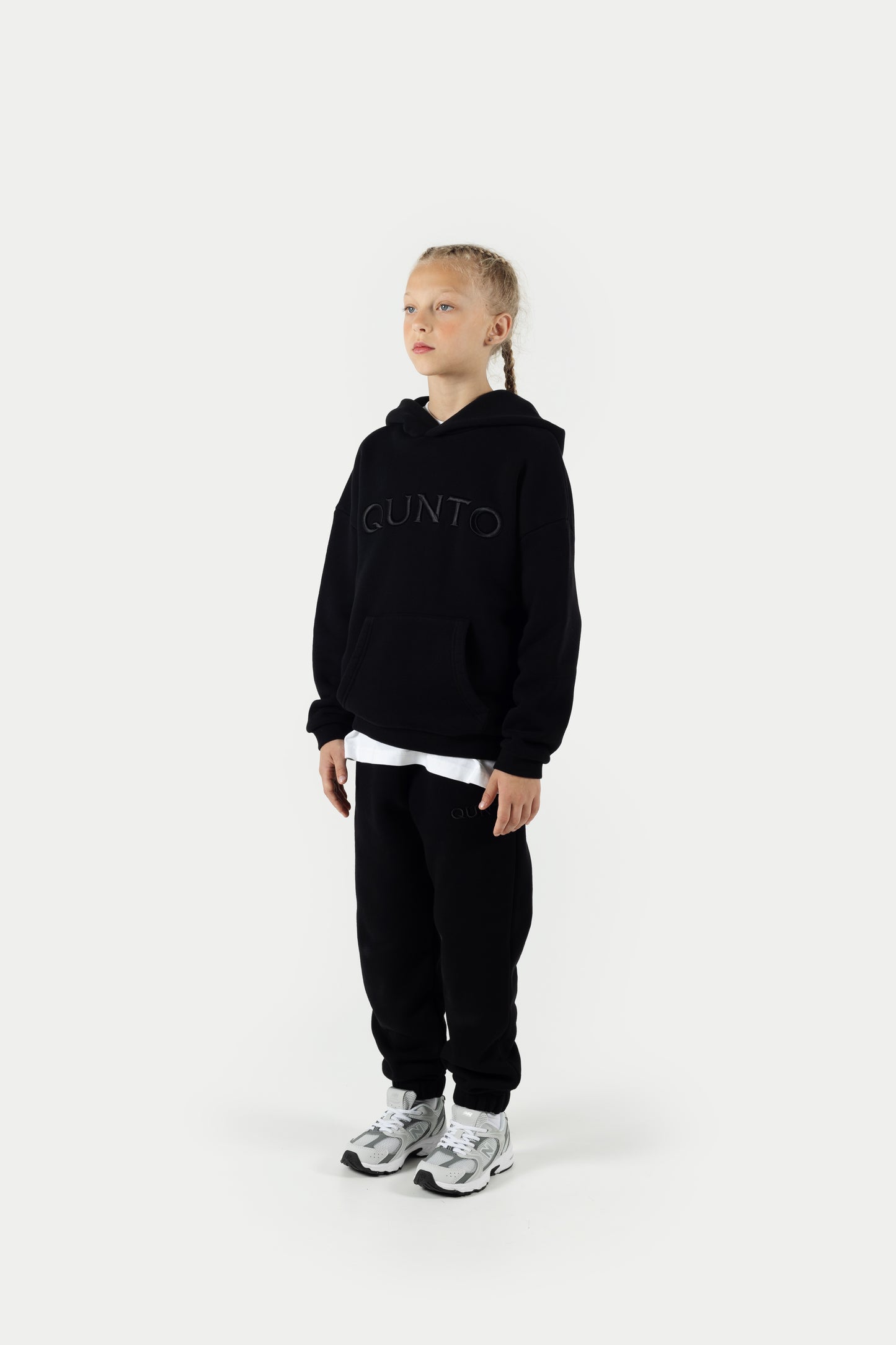 Fat Qunto Hoodie Black Kids