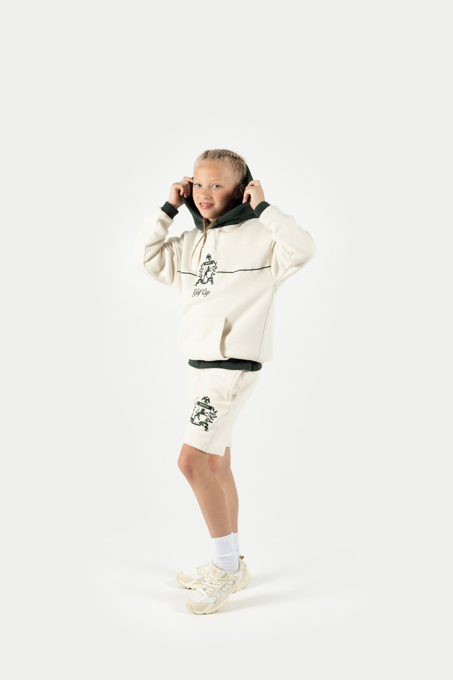 Qunto Crest Hoodie Kids