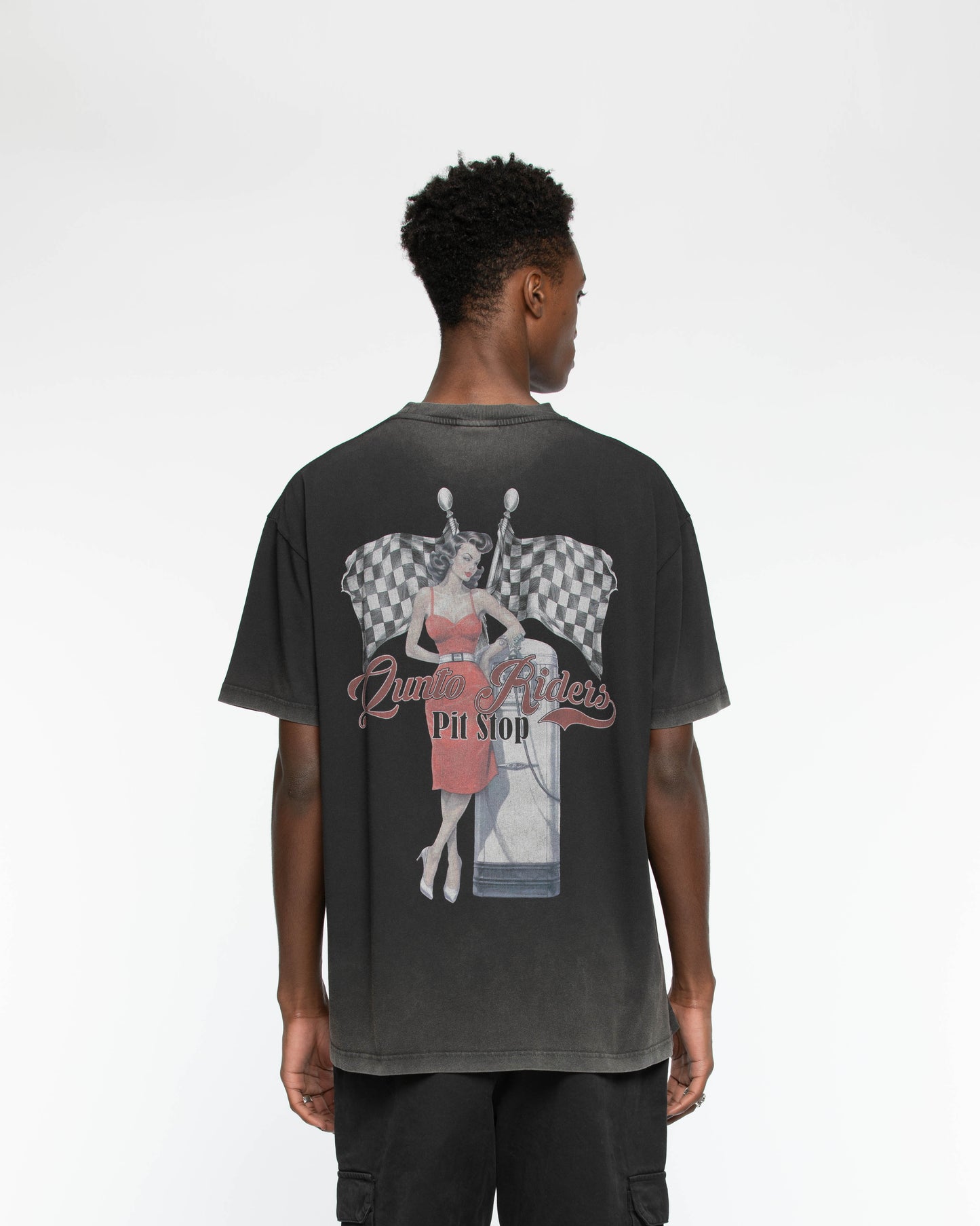 Pit Stop T-Shirt Black