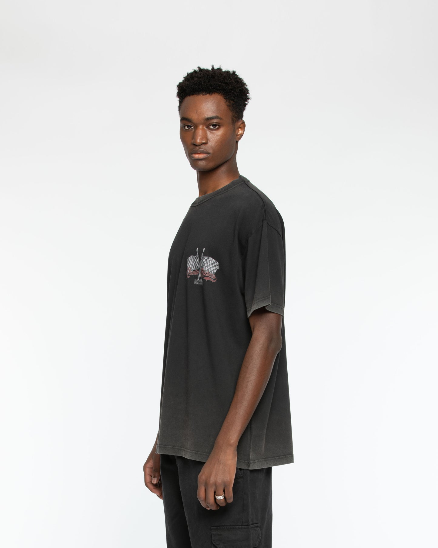 Pit Stop T-Shirt Black