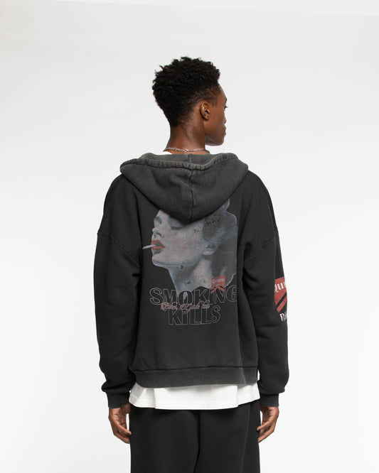 Smoking Kills Zipper Hoodie