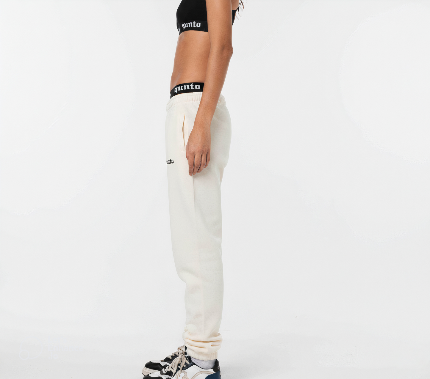 W REGULAR JOGGER CREAM