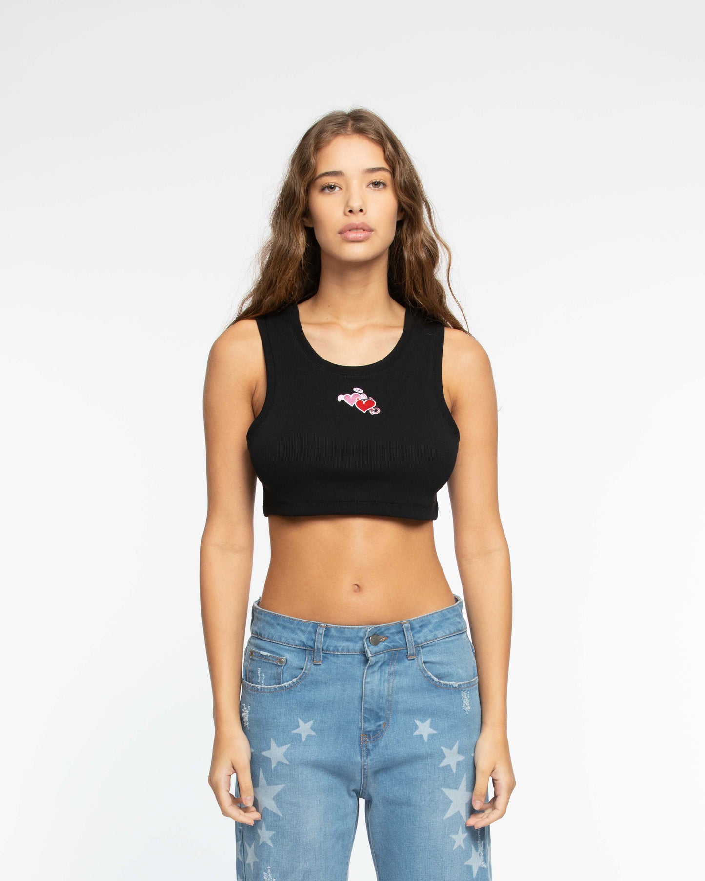 Toxic Love Crop Top Black W