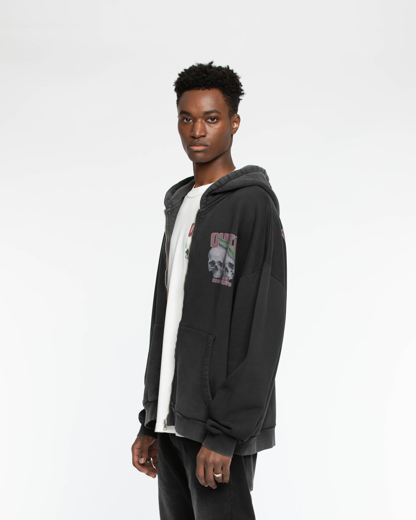 Wild Cherry Zipper Hoodie