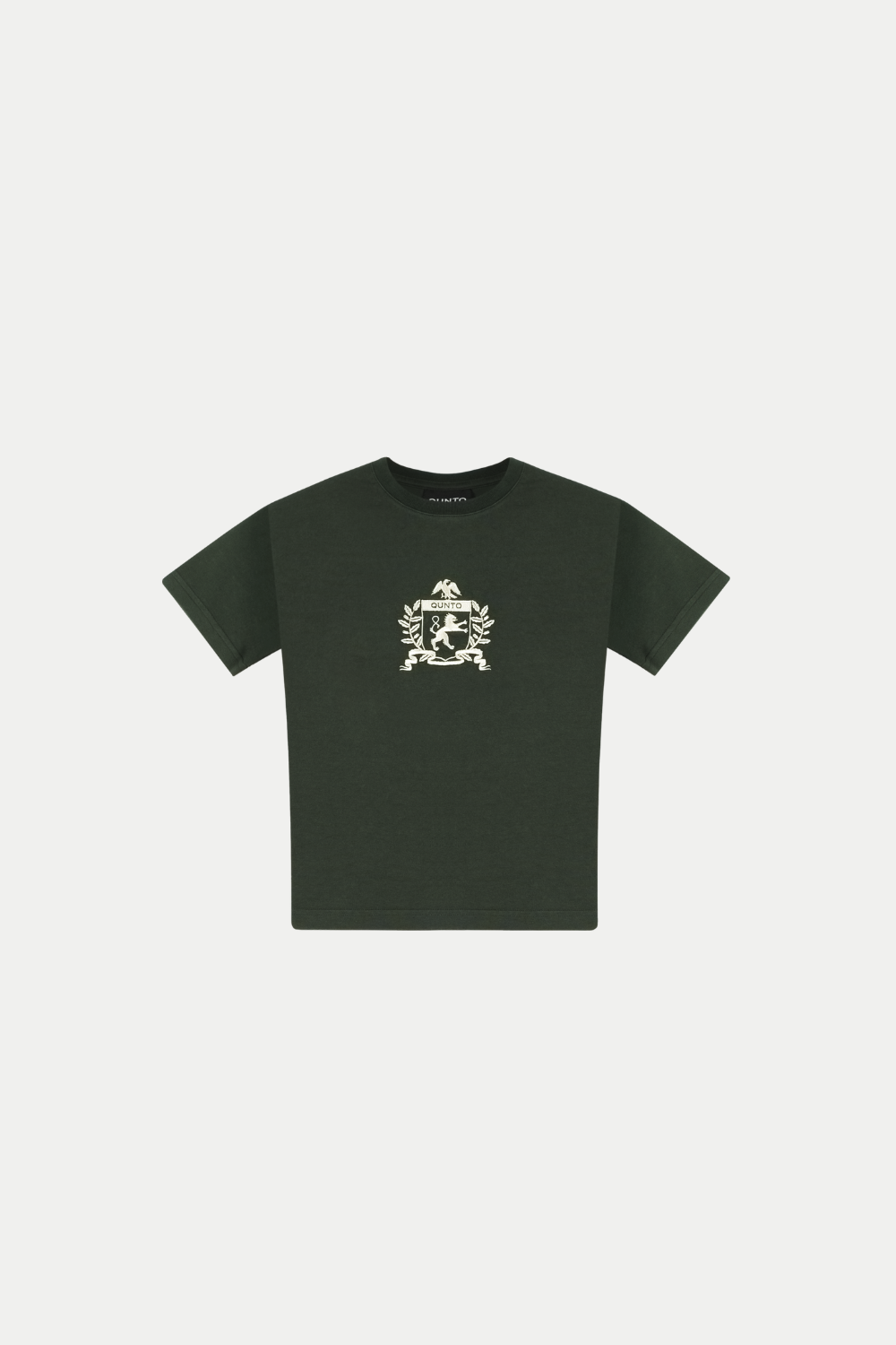 Qunto Crest T-Shirt Green Kids