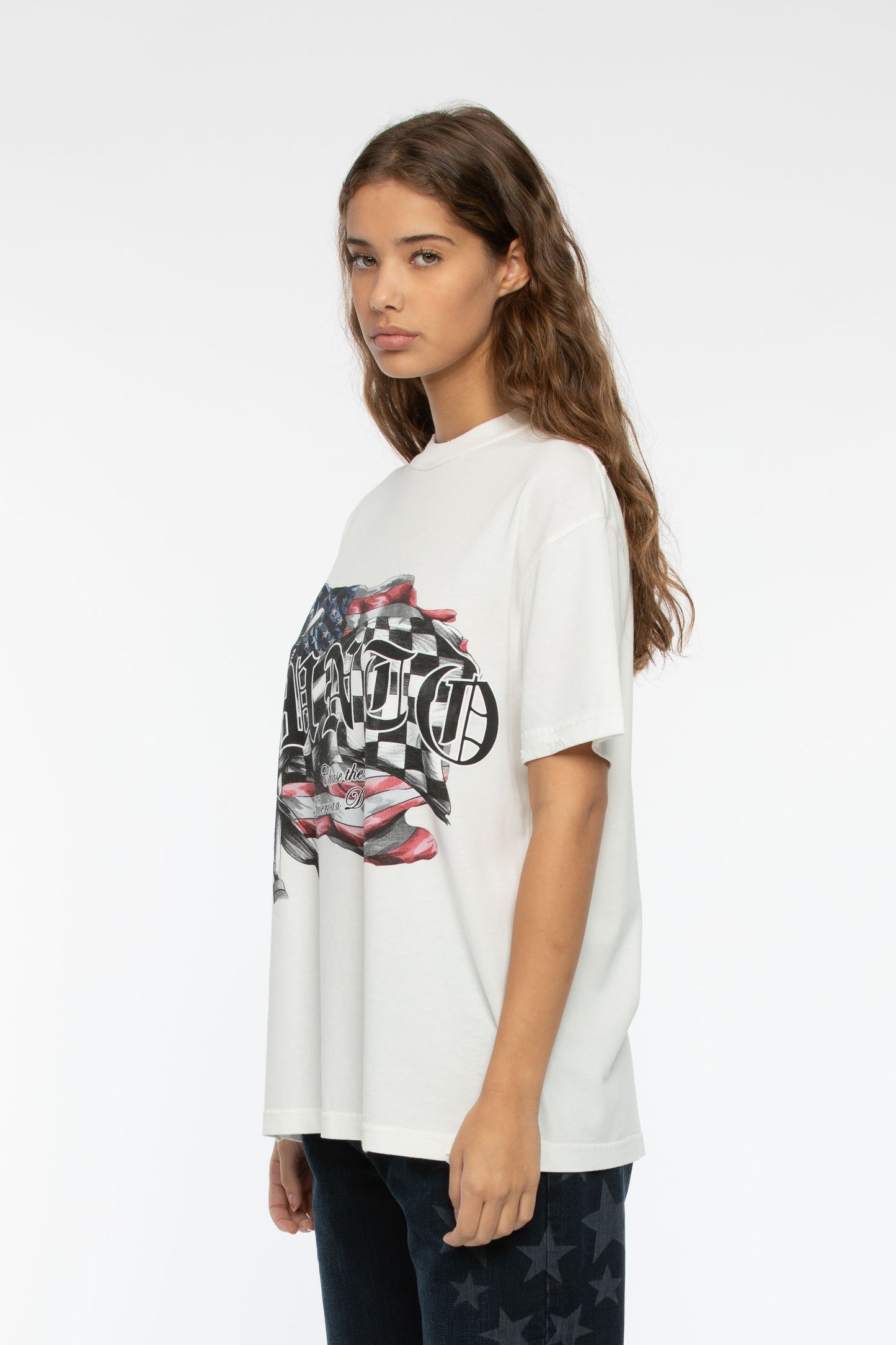 American Flags T-Shirt White