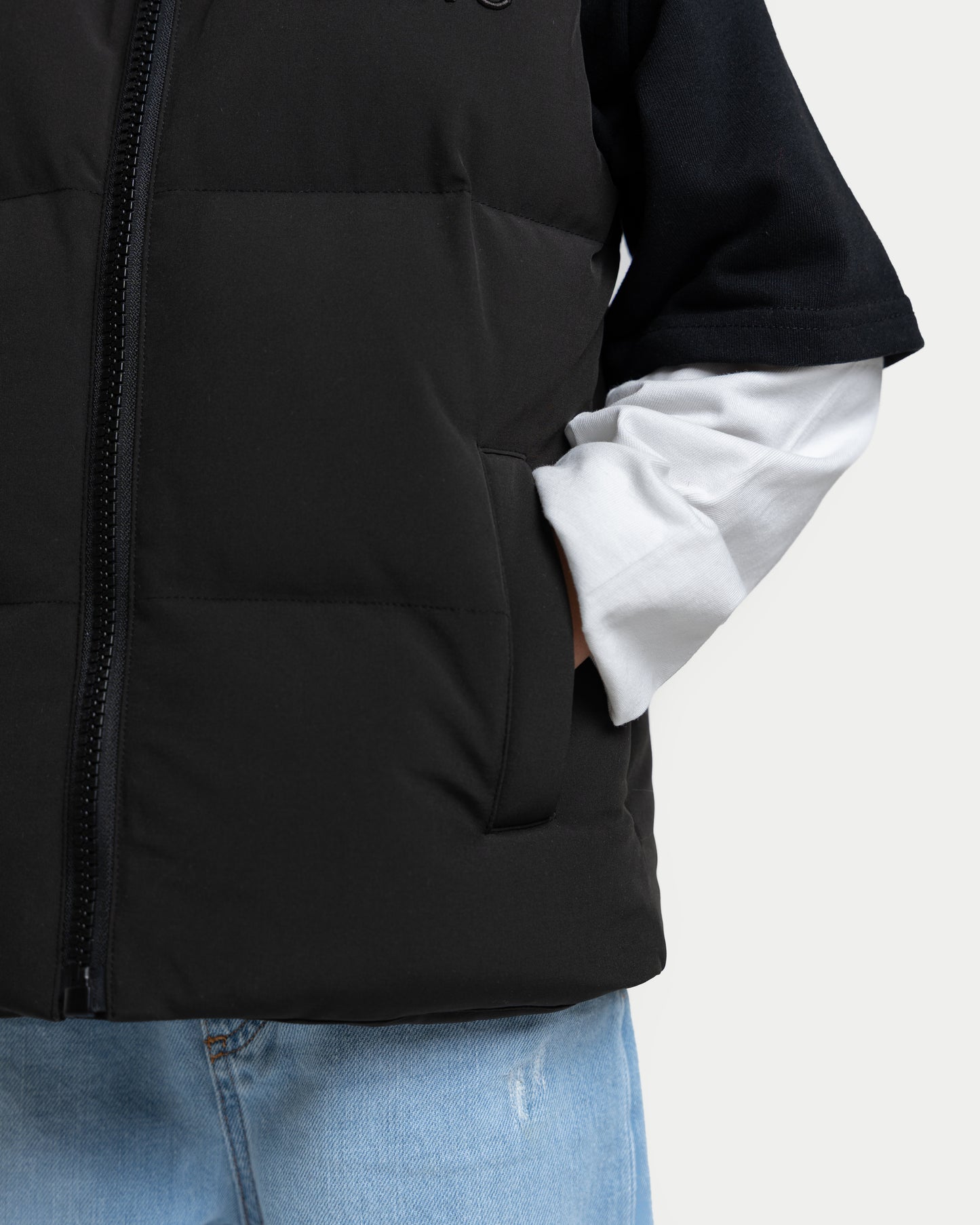 Super Puffer Vest Black KIDS