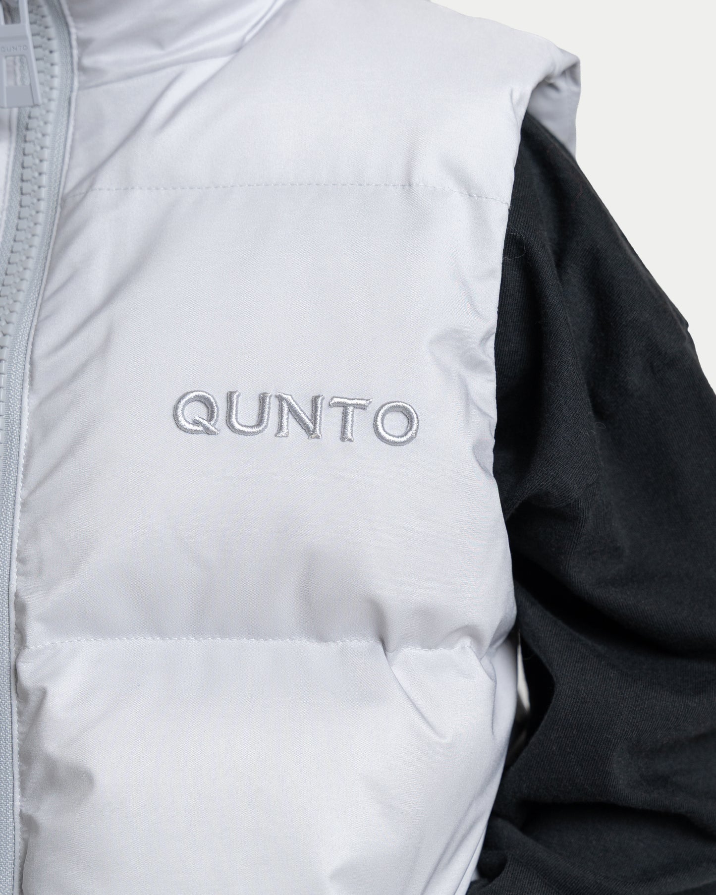 Super Puffer Vest Silver KIDS