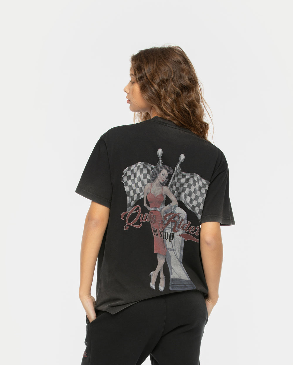 Pit Stop T-Shirt Black