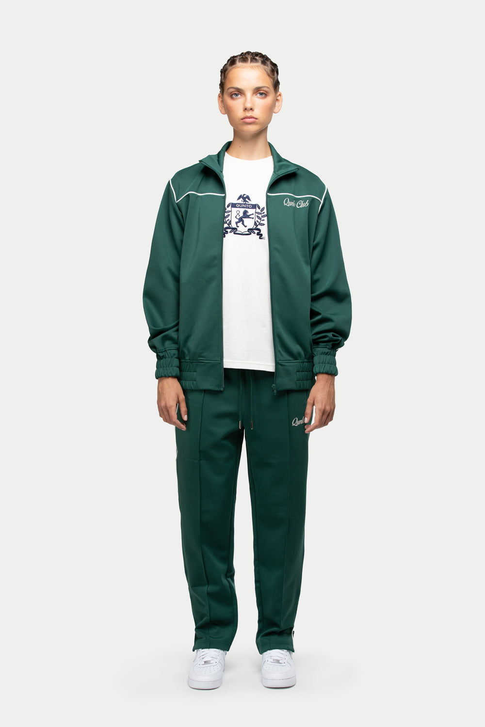 QC Pipes Track Jacket Green