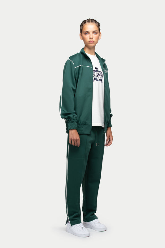 QC Pipes Track Pants Green