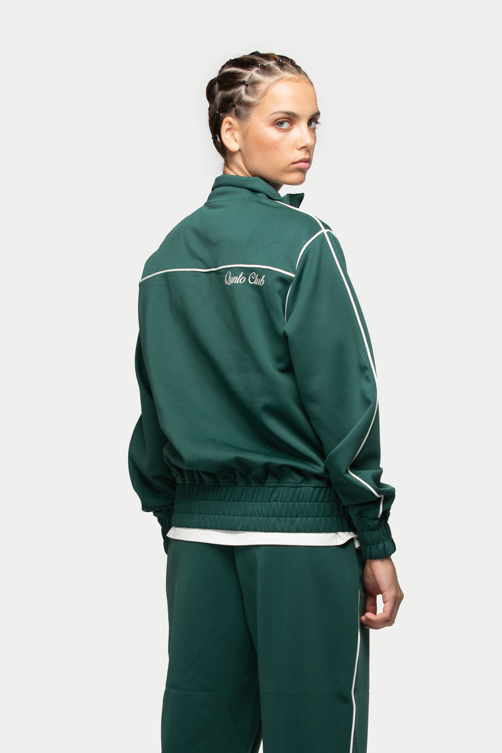 QC Pipes Track Jacket Green