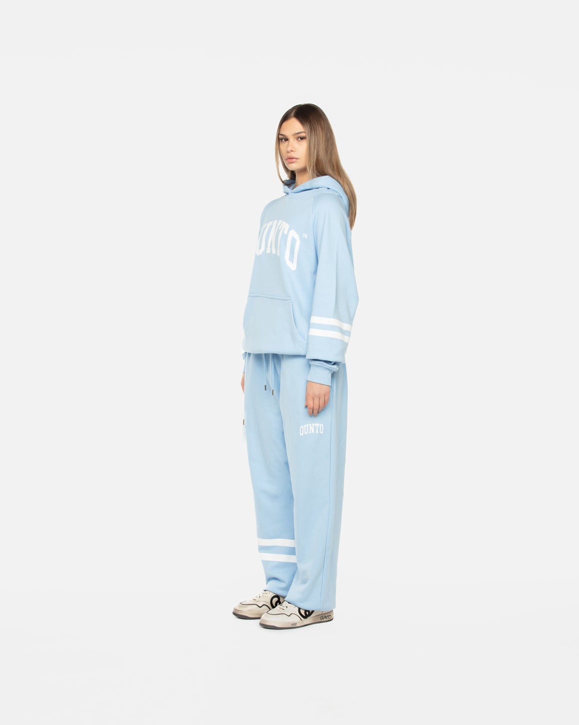 Hoodie Armstripes Baby Blue