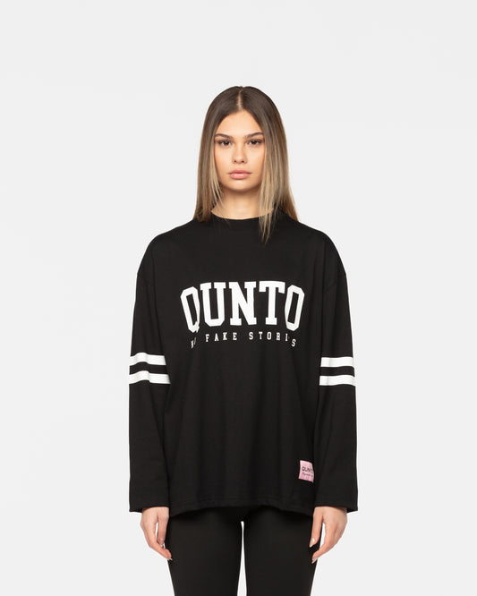 Long Sleeve Stripes Black