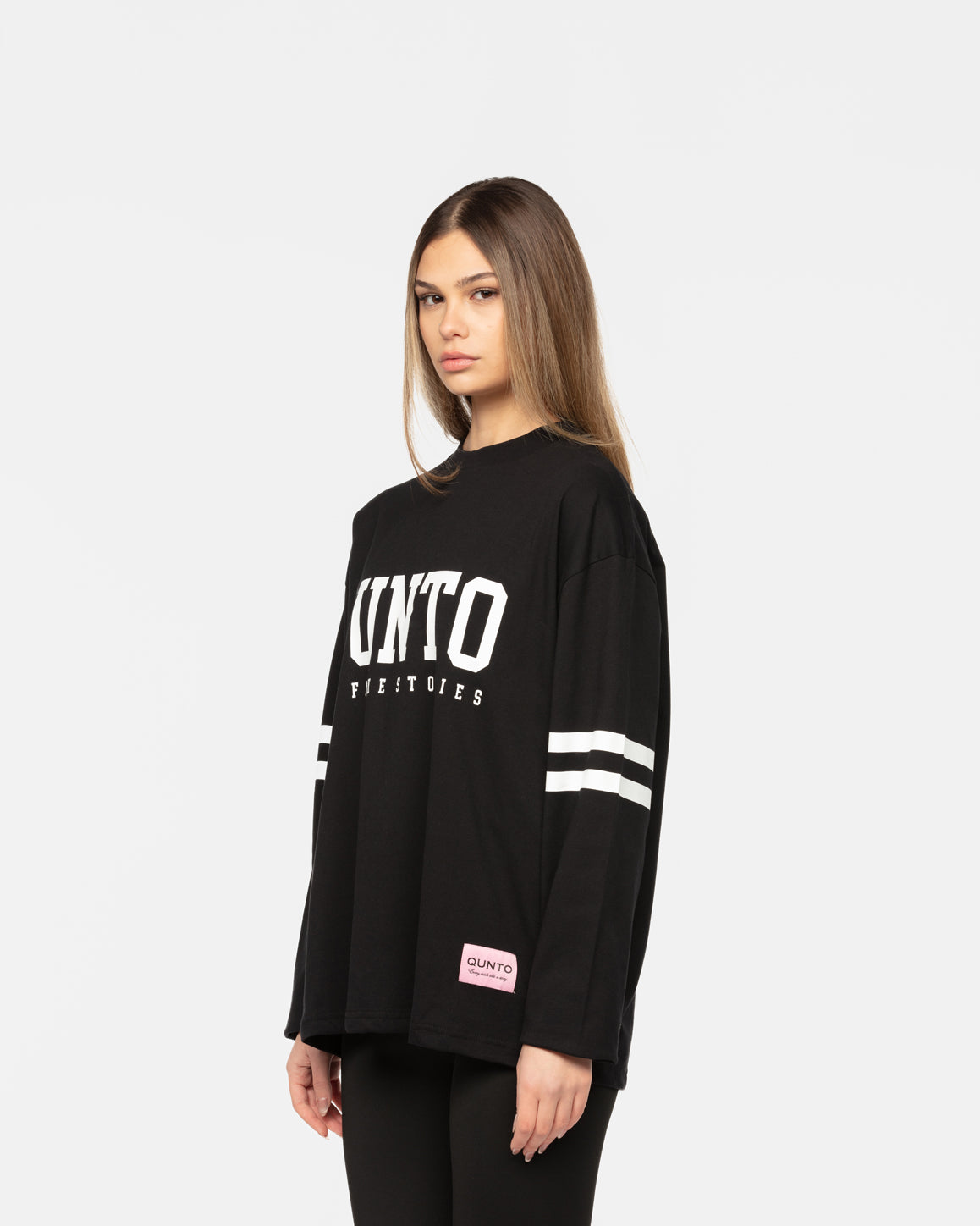Long Sleeve Stripes Black