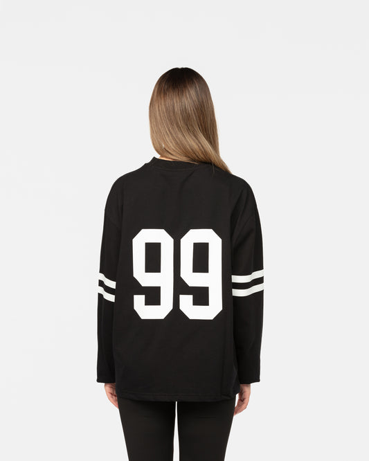 Long Sleeve Stripes Black