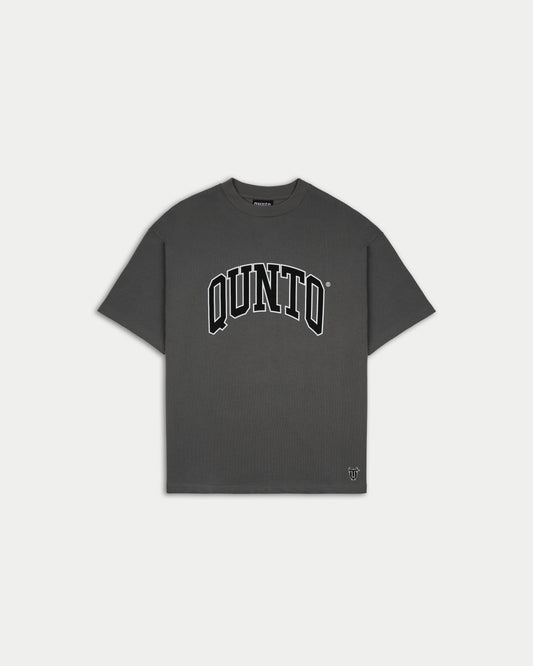 QT BLACK ON GREY TSHIRT