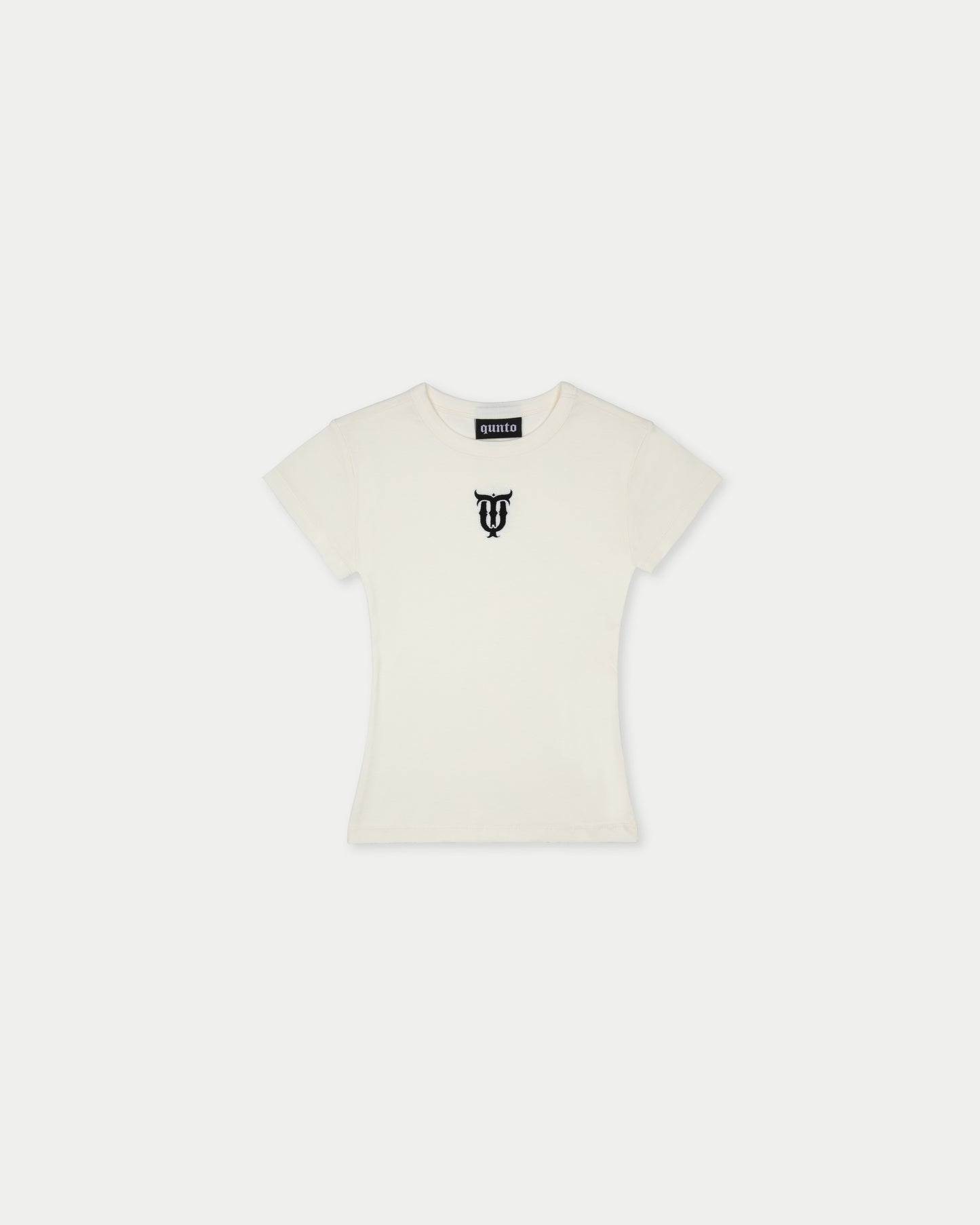 W ESSENTIALS BABY TEE WHITE