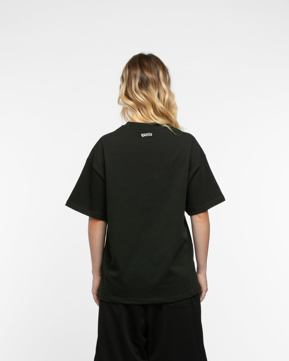 QT BLACK ON BLACK TSHIRT