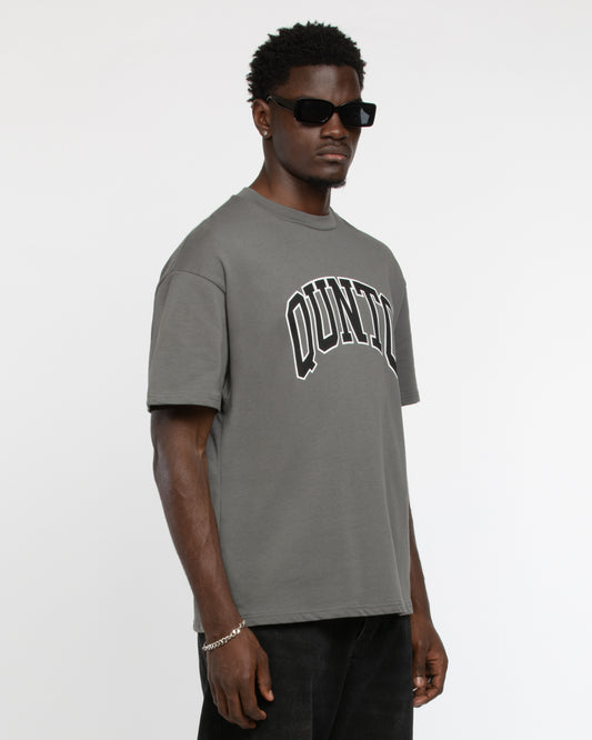 QT BLACK ON GREY TSHIRT