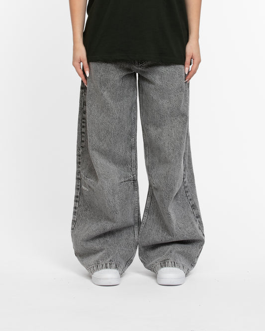 W BAGGY JEANS GREY