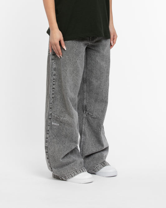 W BAGGY JEANS GREY