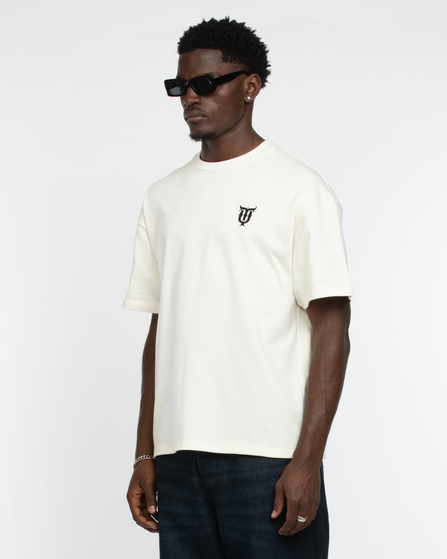 QT Logo White Tshirt