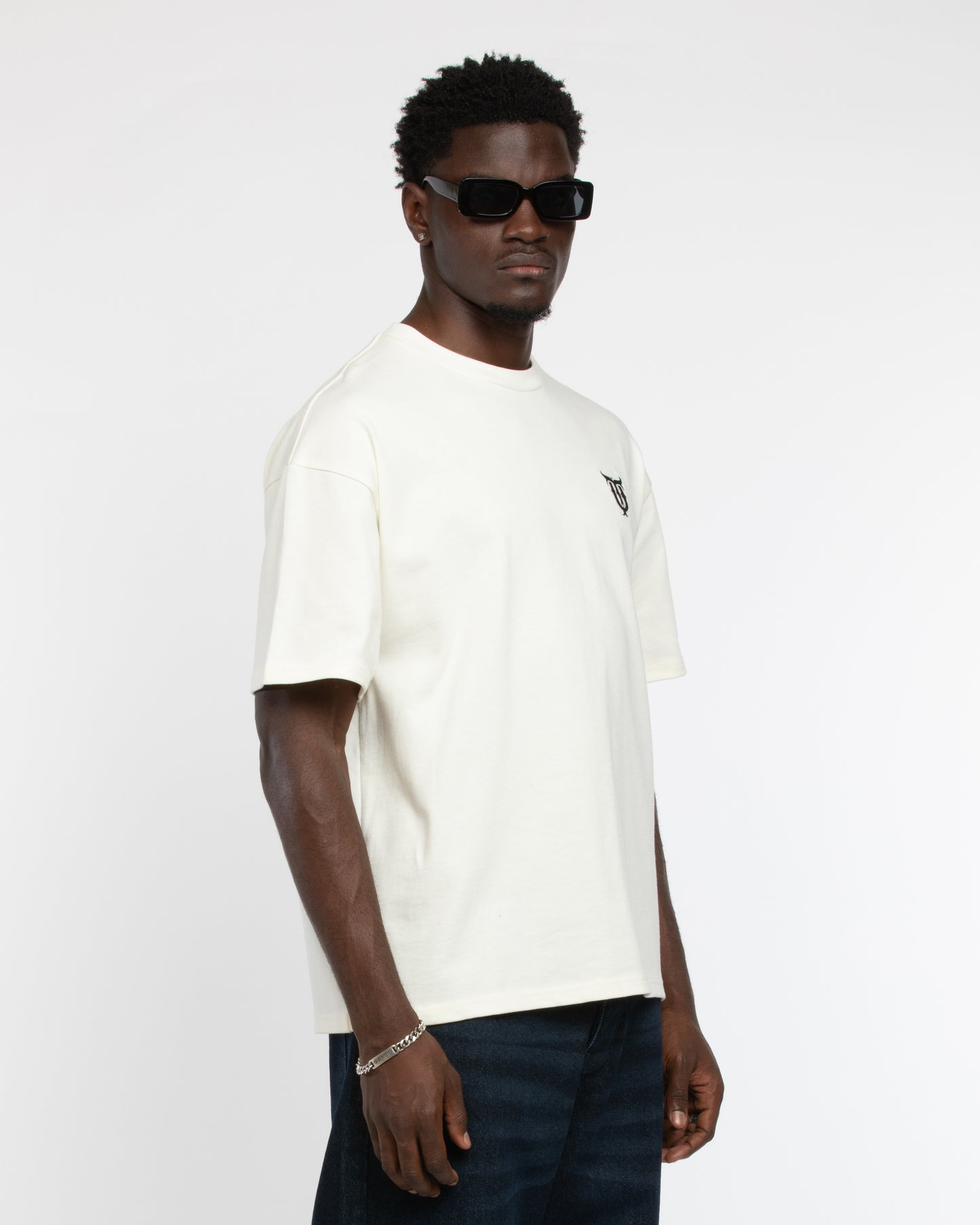 QT Logo White Tshirt