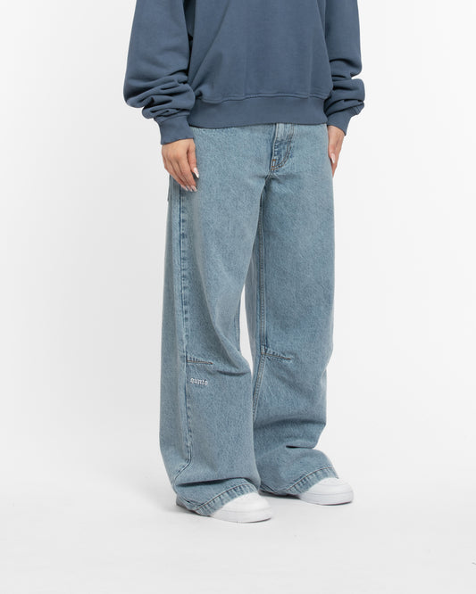 W BAGGY JEANS BLUE