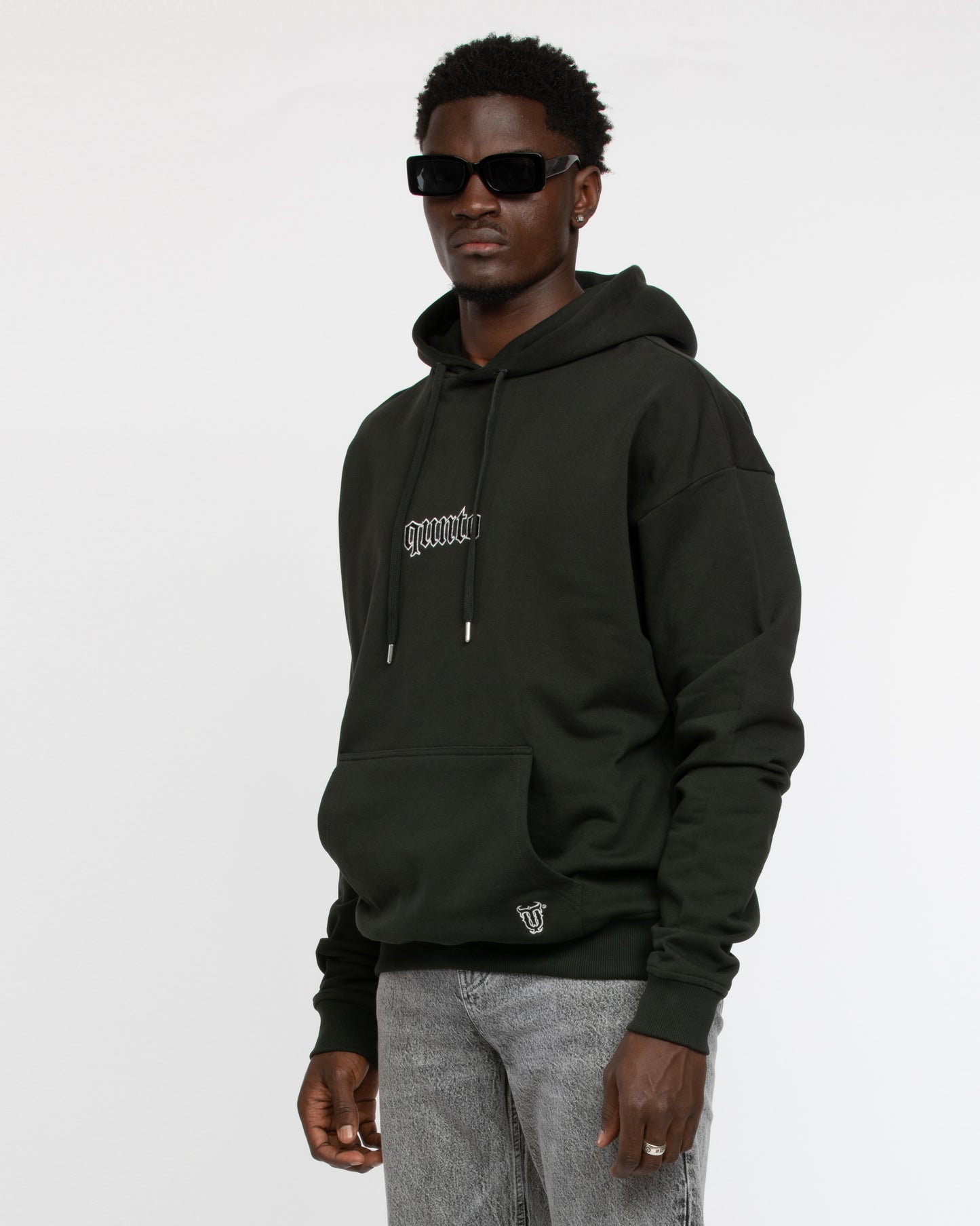 ESSENTIALS BLACK HOODIE