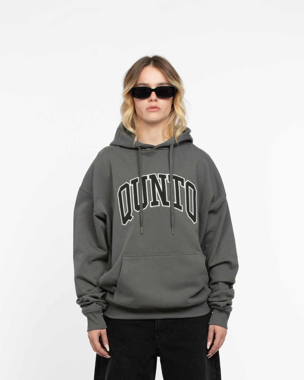 BLACK ON GREY HOODIE