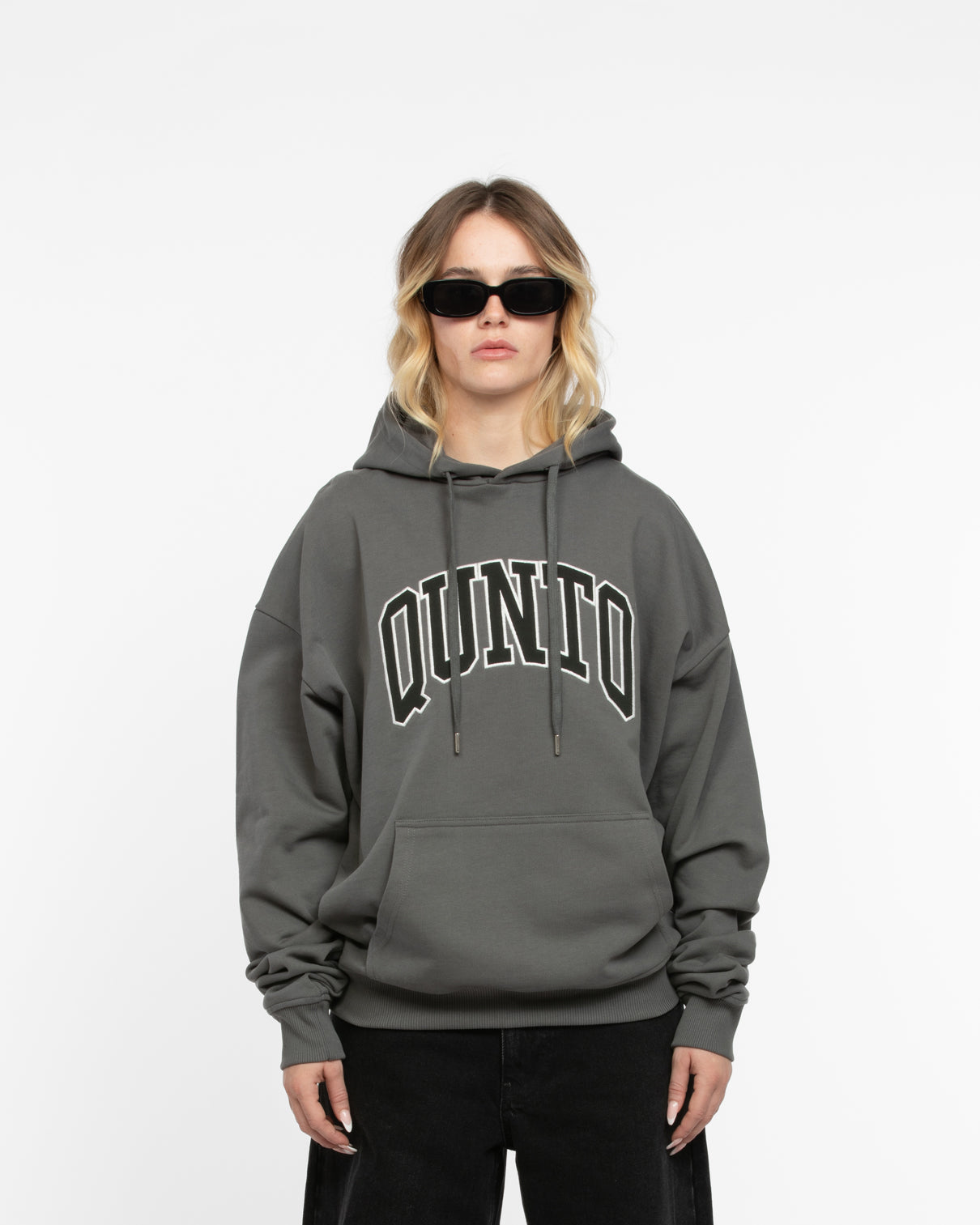 BLACK ON GREY HOODIE