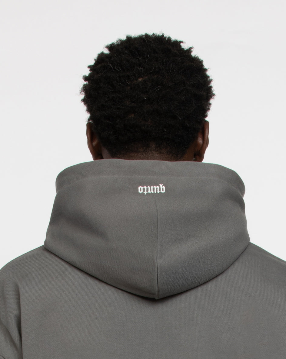 BLACK ON GREY HOODIE