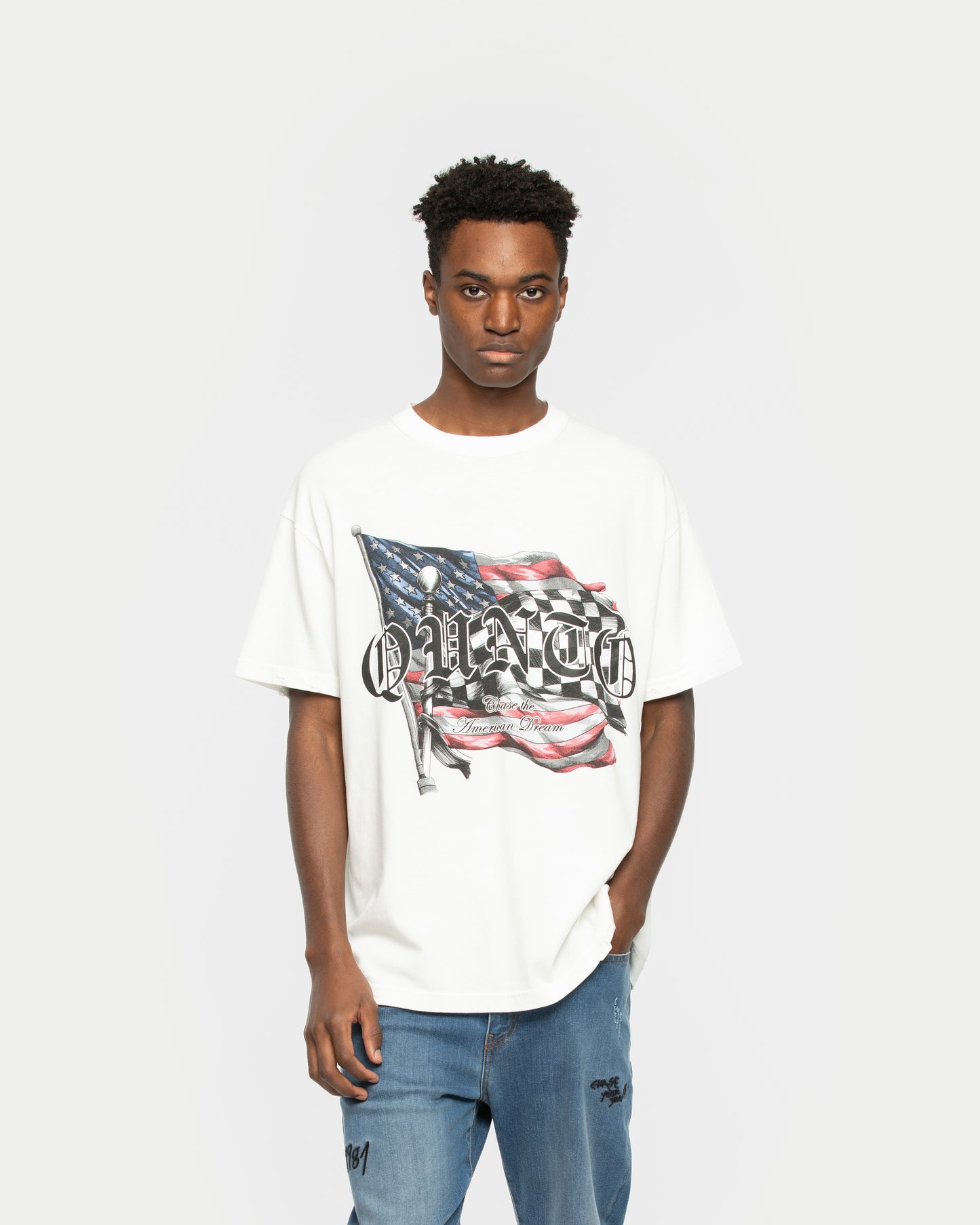 American Flags T-Shirt White