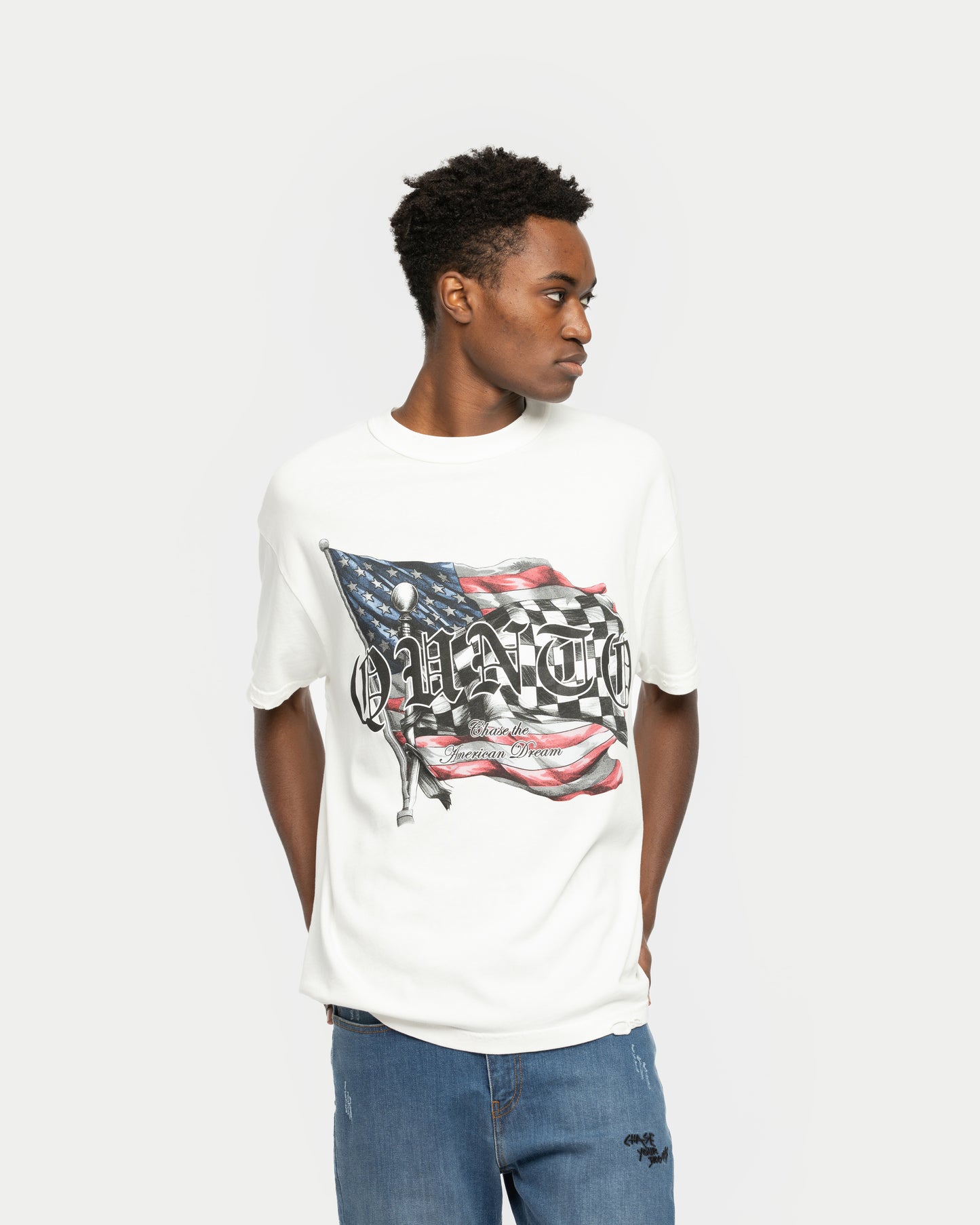 American Flags T-Shirt White