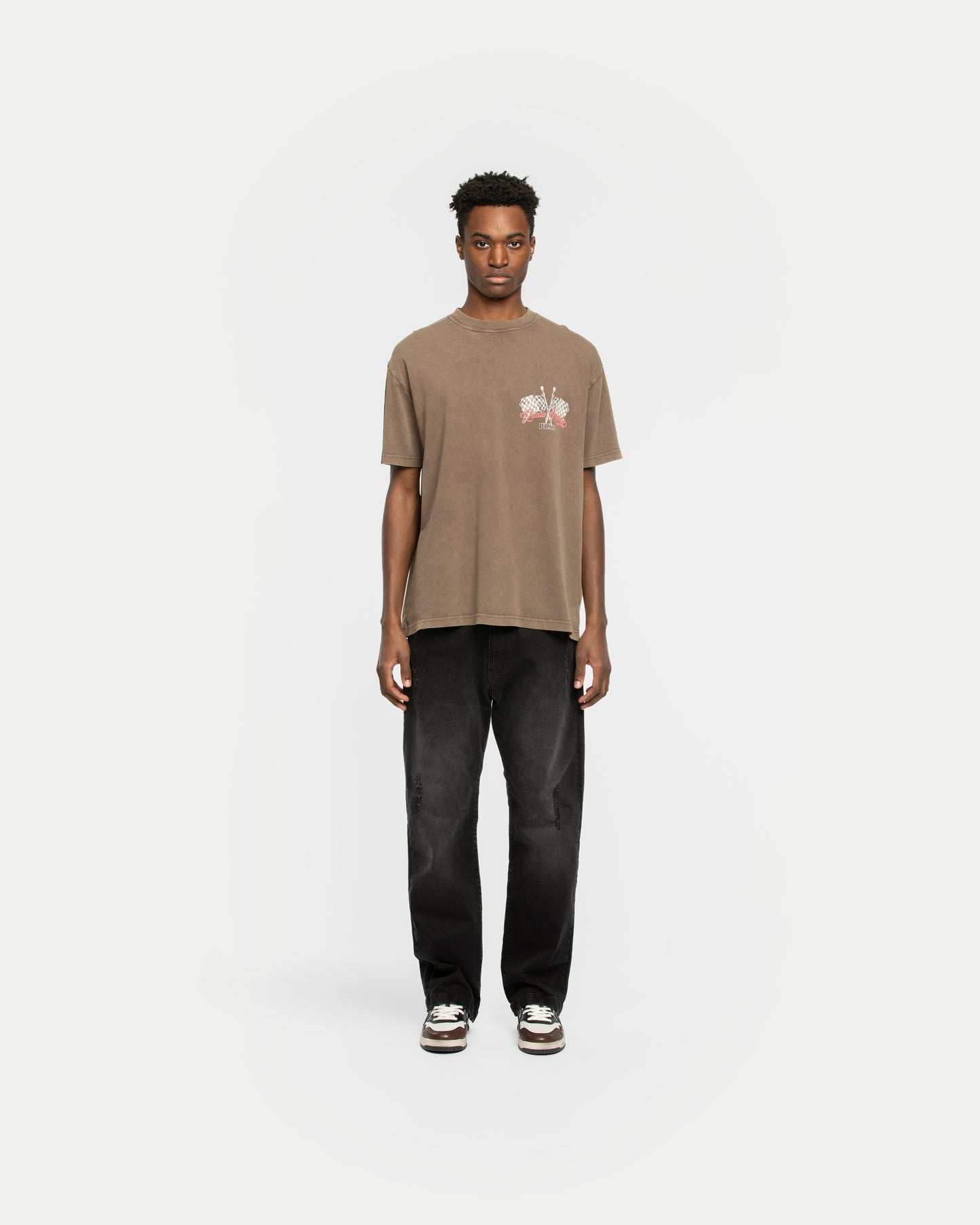 Pit Stop T-Shirt Mad Brown