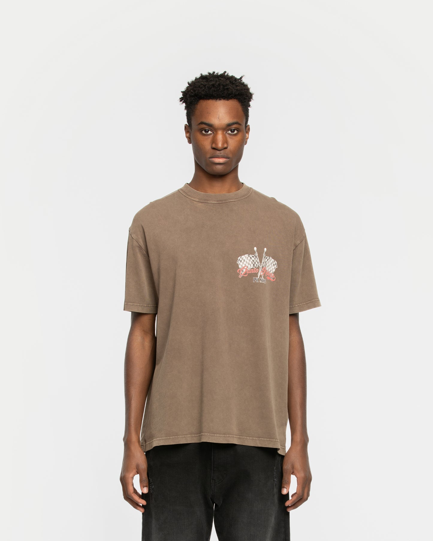 Pit Stop T-Shirt Mad Brown