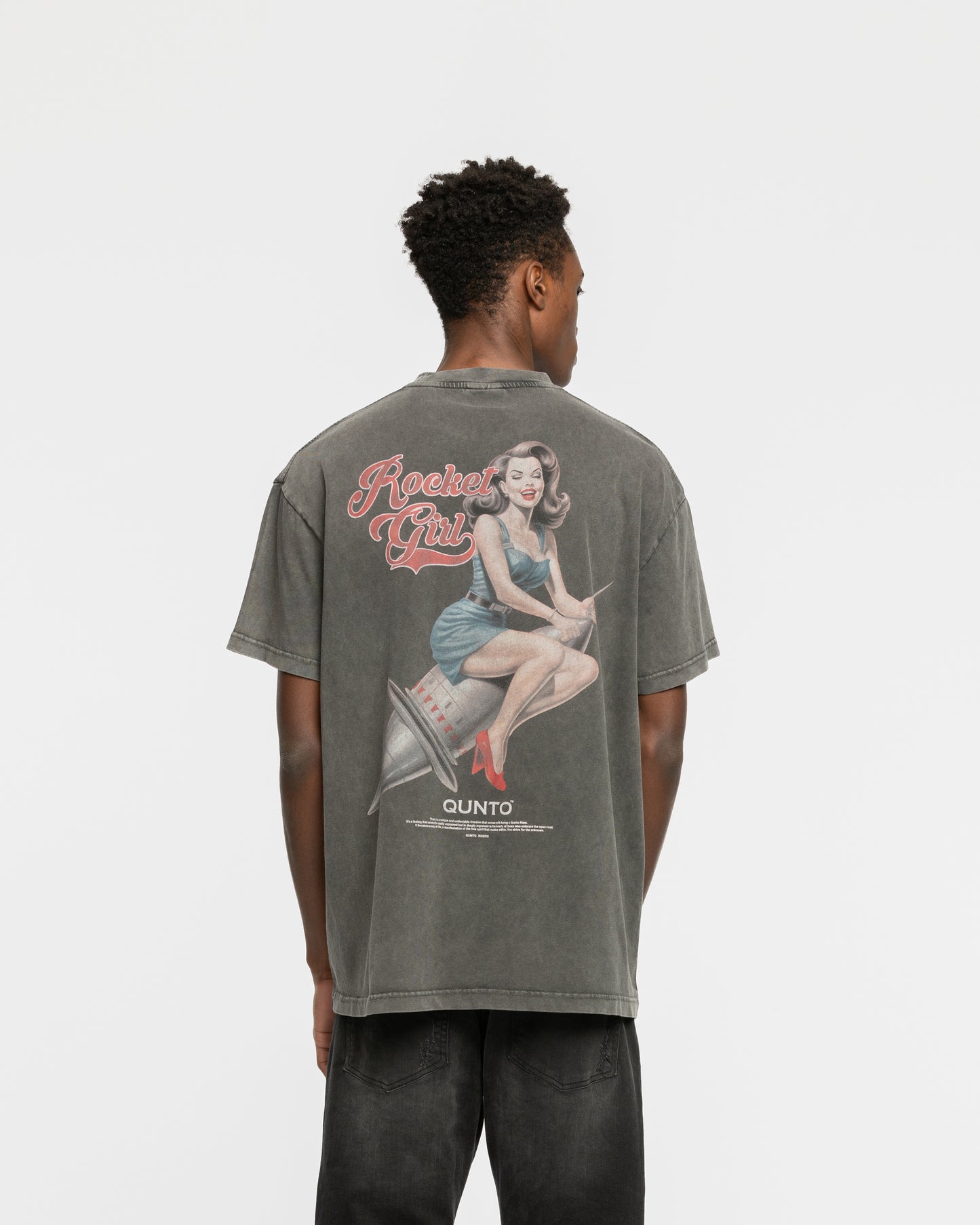 Rocket Girl T-Shirt Grey