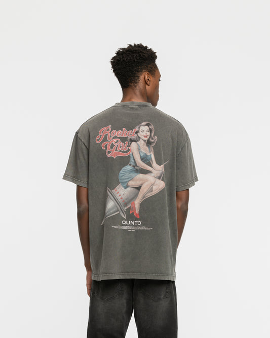 Rocket Girl T-Shirt Grey