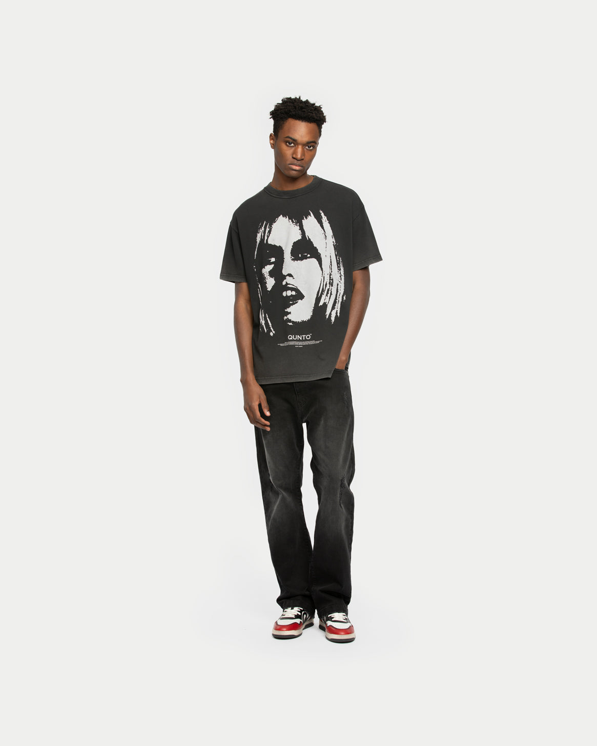 Biker Girl T-Shirt Grey