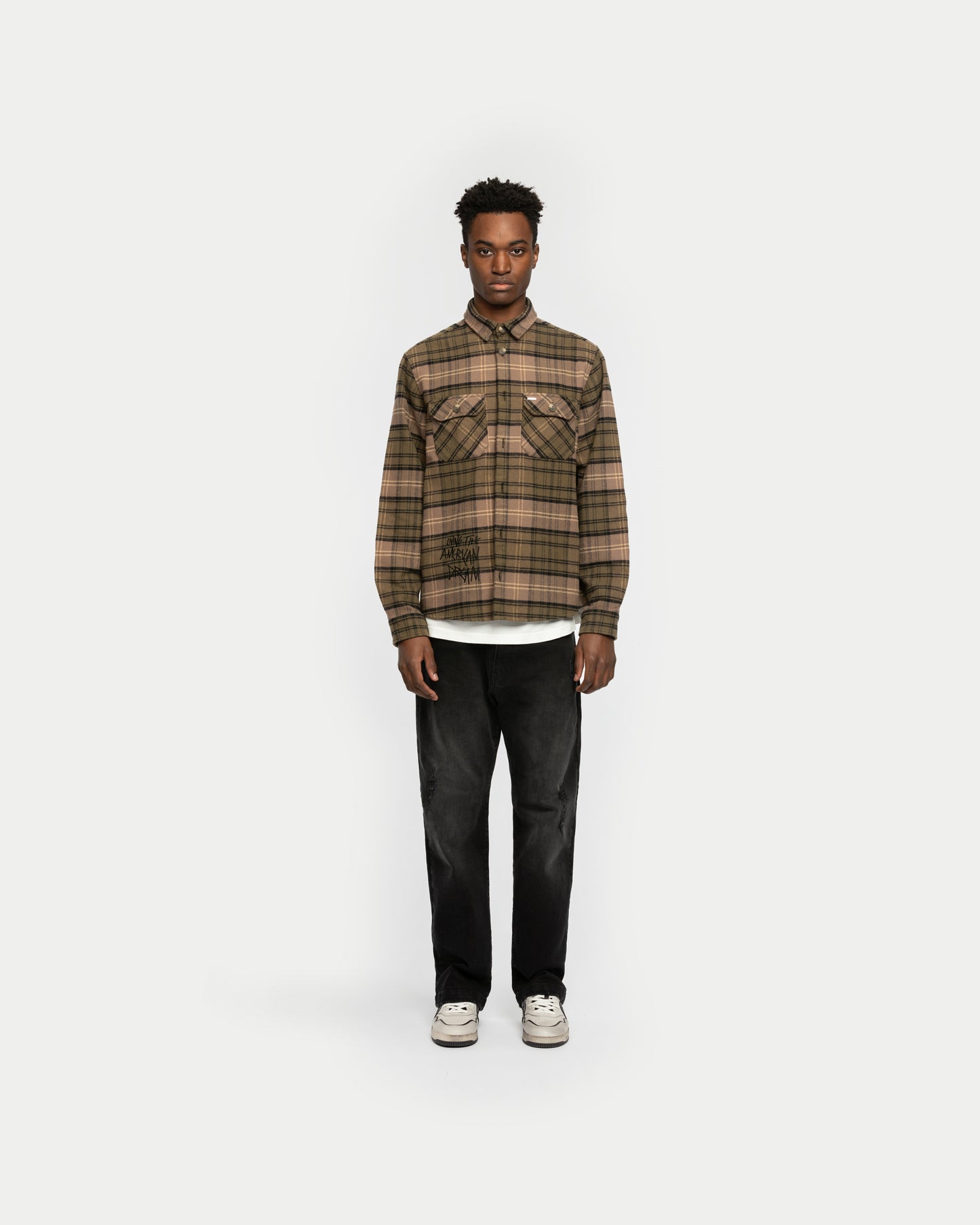 Warning Flannel Shirt