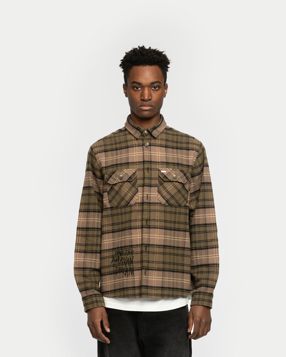 Warning Flannel Shirt