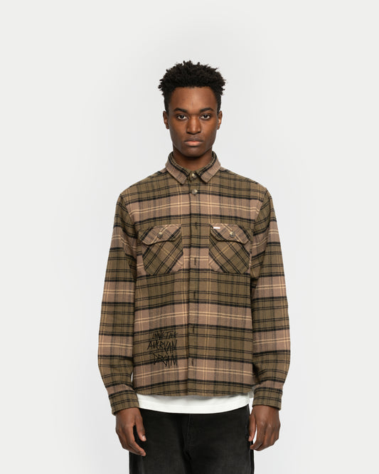 Warning Flannel Shirt