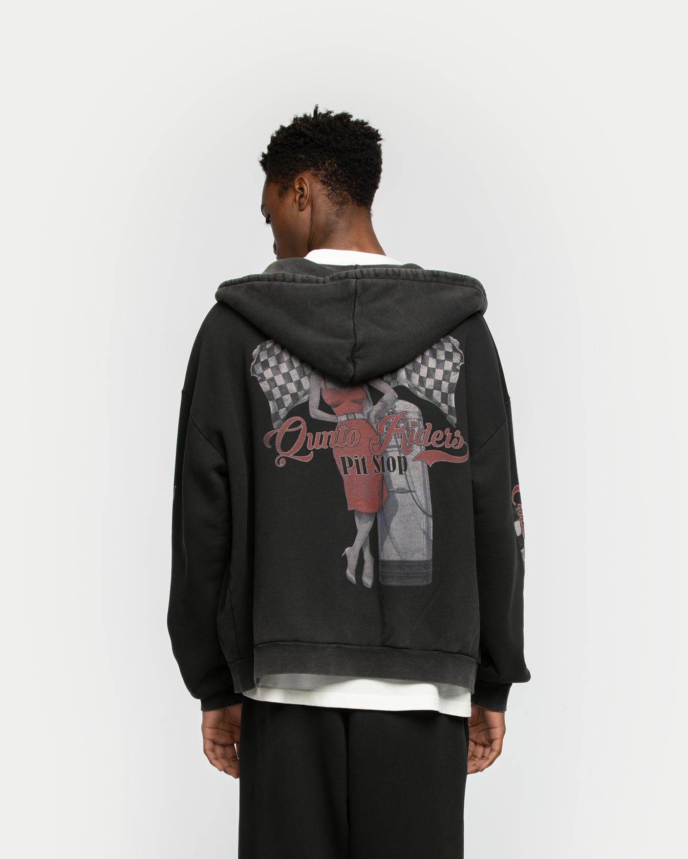Pit Stop Zipper Hoodie