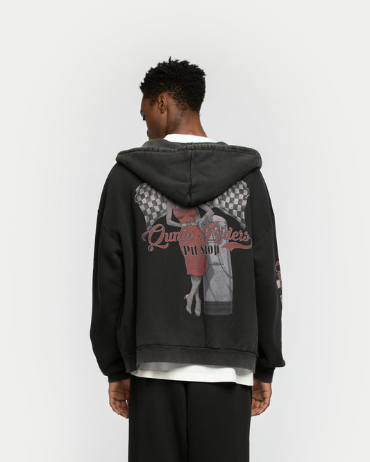Pit Stop Zipper Hoodie