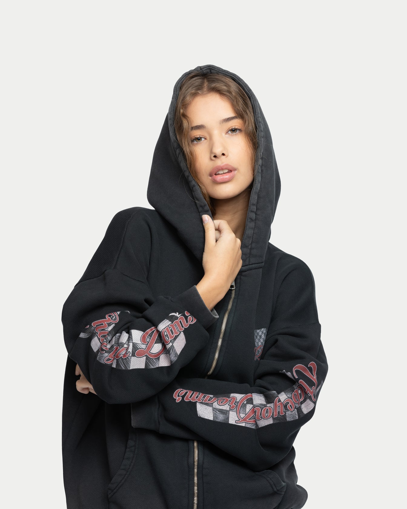 Pit Stop Zipper Hoodie