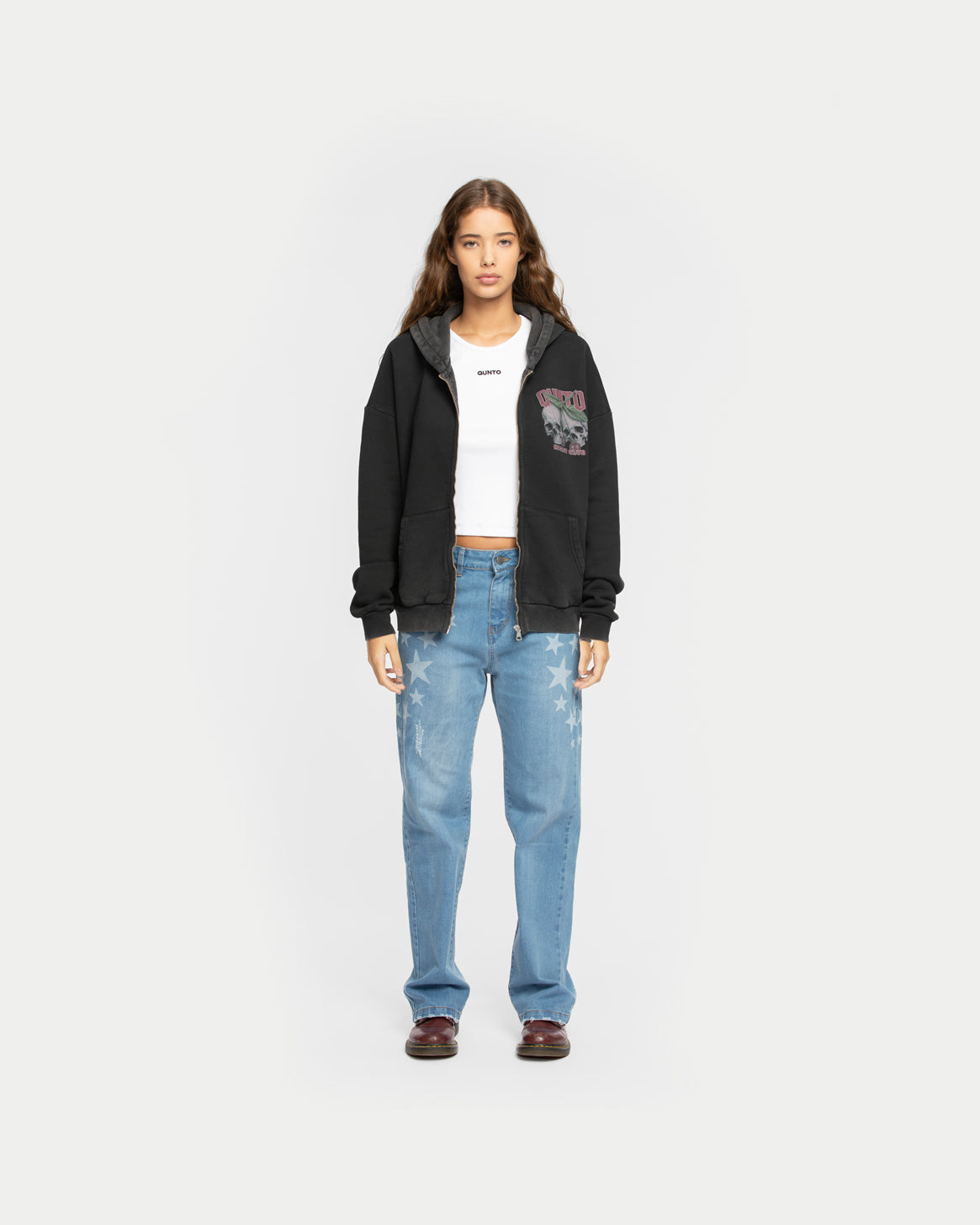 Wild Cherry Zipper Hoodie